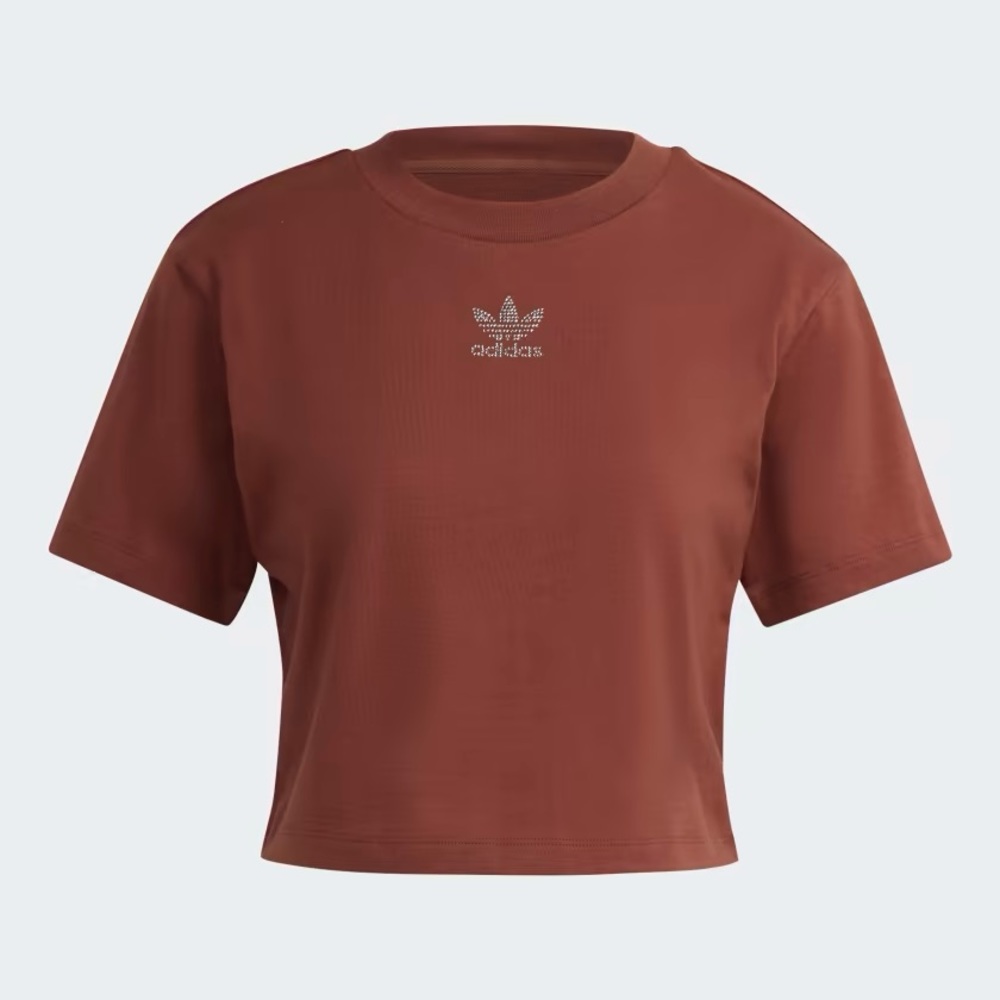 Adidas Cropped Tee - SMALL